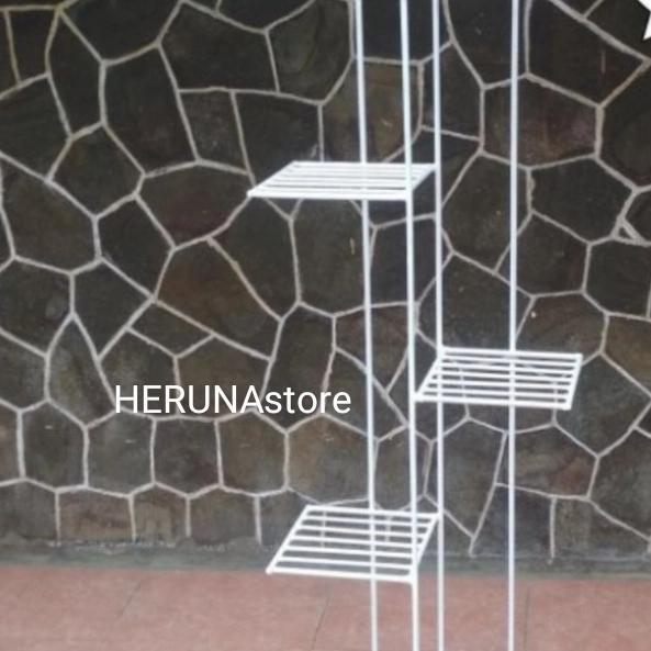STANDING POT/RAK POT BESI/RAK TANAMAN HIAS 7 UNDAK TINGGI 125CM