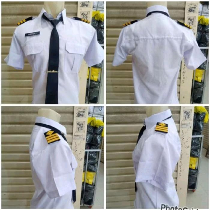 KEMEJA PELAYARAN PUTIH/SERAGAM PELAYARAN PUTIH/KEMEJA PELAYARAN/SERAGAM PELAYARAN/KEMEJA/PELAYARAN