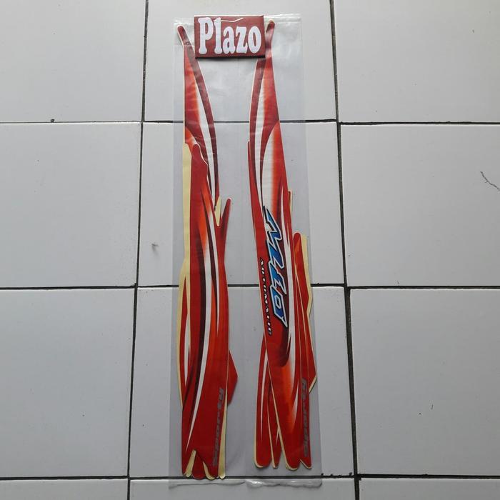 Stiker Striping Body Motor Mio Sporty 2007 Merah