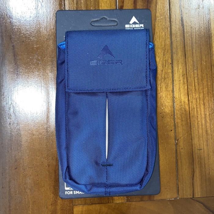 Eiger - Tas Hp Pinggang Graphon V.3 Smartphone Case Waist Bag 910003862 Navy Original