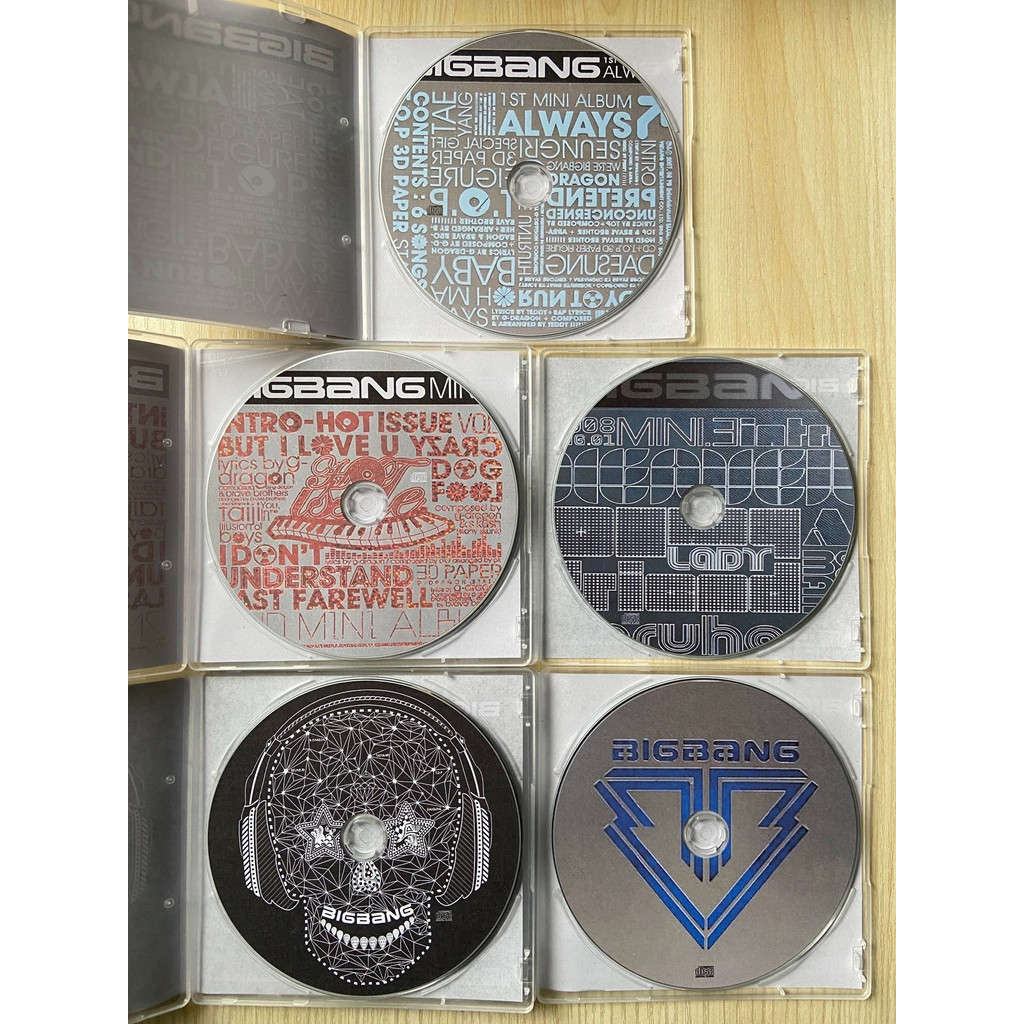 K-Pop BIGBANG G-DRAGON Music CD Always Hot lssue Album Stand Up 5pcs Music Record Cosplay Walkman