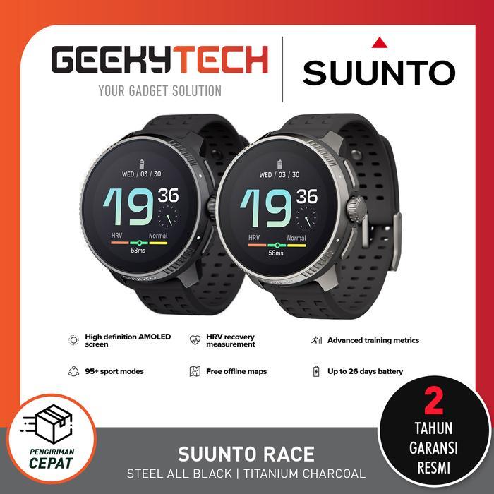 Best Seller Suunto Race Gps Ultimate Perfomance Smartwatch - Garansi Resmi