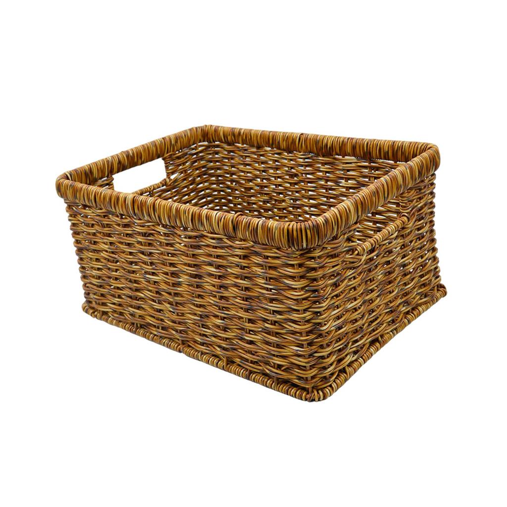 Rattan Storage Basket Basket for Household Countertop Pantry