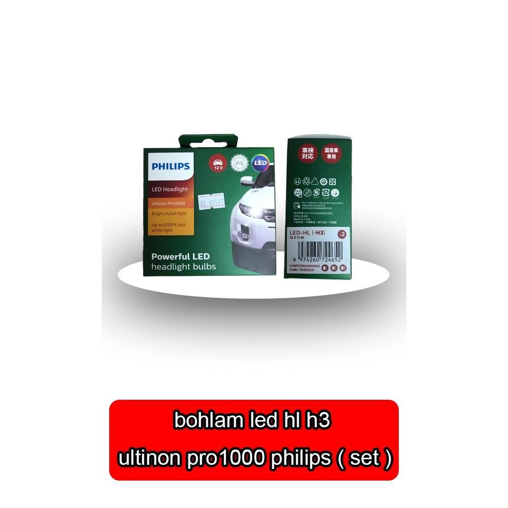 bohlam led hl h3 ultinon pro1000 philips - 68547 -