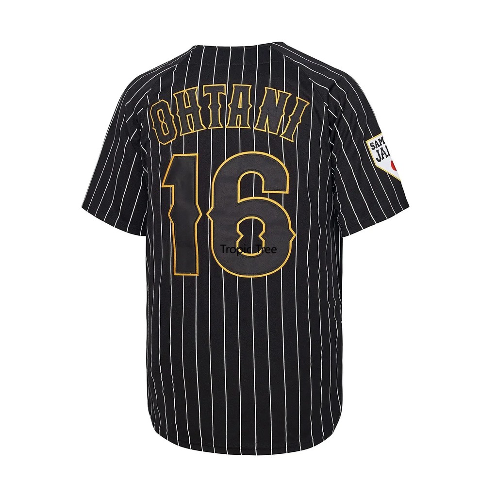 Shohei Ohtani Jersey 16 Japan Baseball Jerseys Legend Player Short Sleeves Jersey Mens Sport Shirt