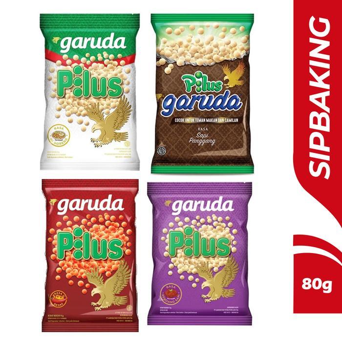 "New" Pilus Garuda 80gr + 16gr Original Sapi Panggang Pedas Mie Goreng Rendang HALAL ORIGINAL
