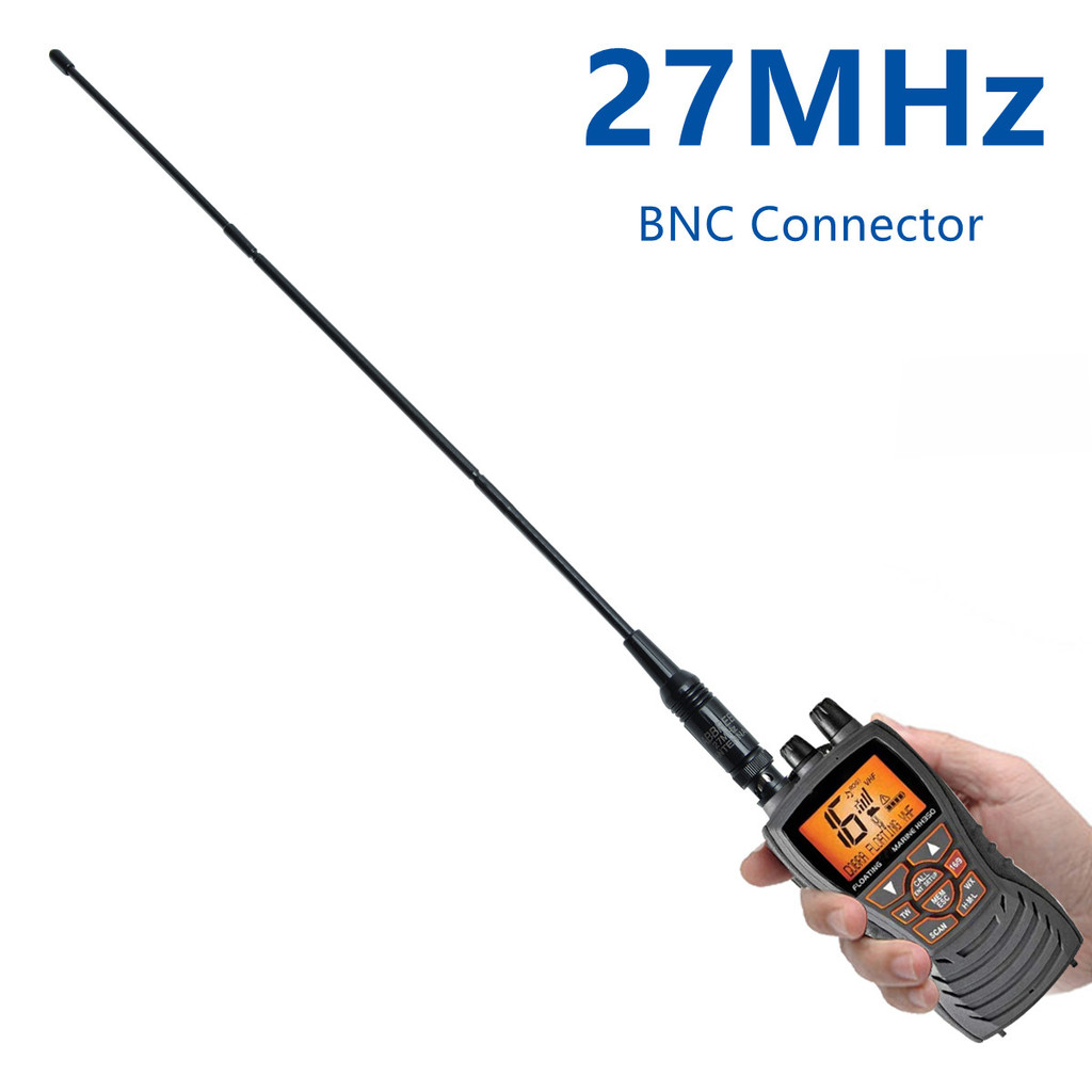 ABBREE 27Mhz Antenna  BNC Connector 42CM Handheld Walkie Talkie Antenna for Cobra Midland Uniden Any