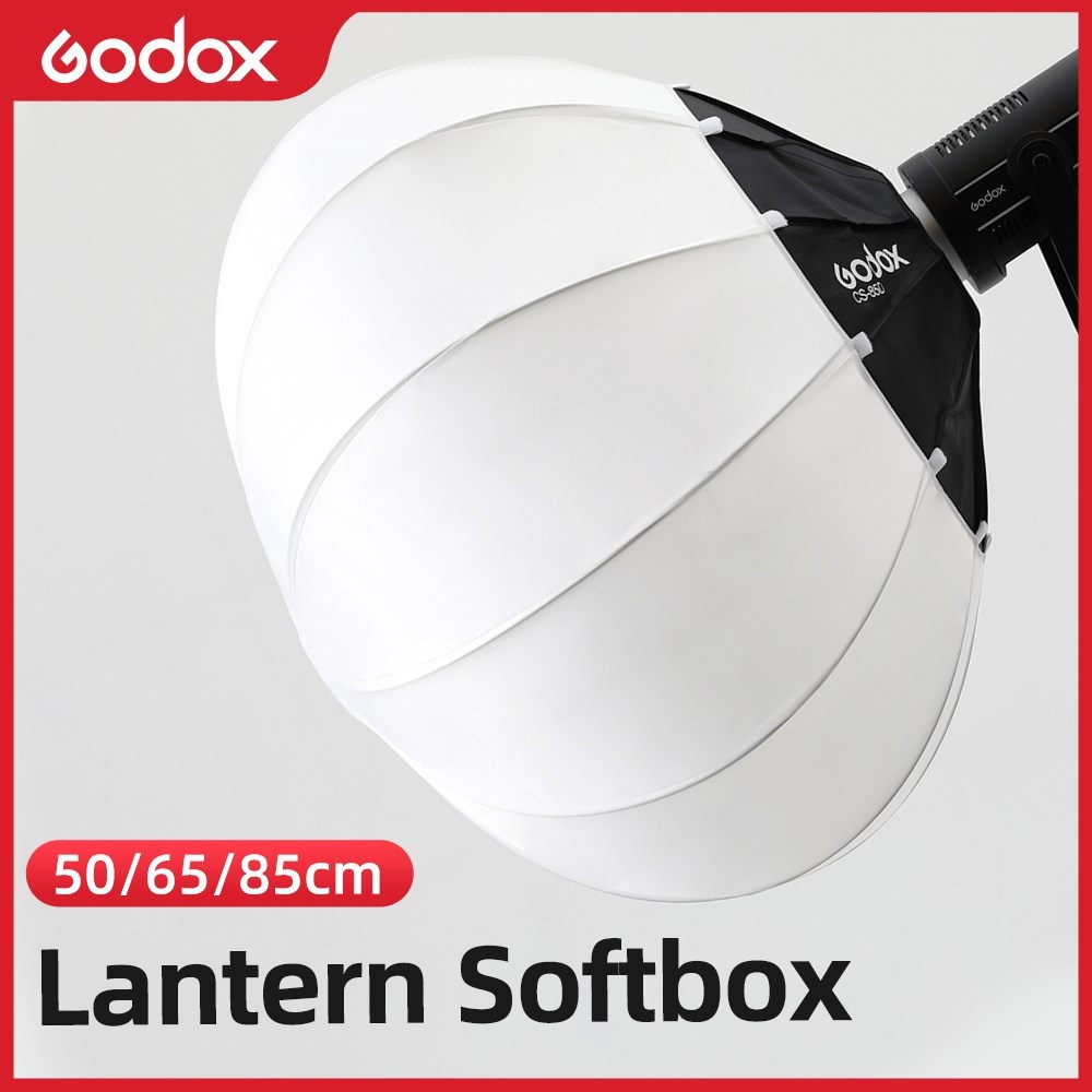 Godox CS-50D 50cm CS-65D 65cm CS-85D 85cm Lantern Quick-install Portable Round Shape Softbox Light