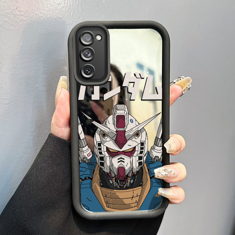 Casing Hp Samsung S24 FE S20 FE Samsung S21 FE Case Casing Mesin kartun Pola Kasus cermin tangga Kas