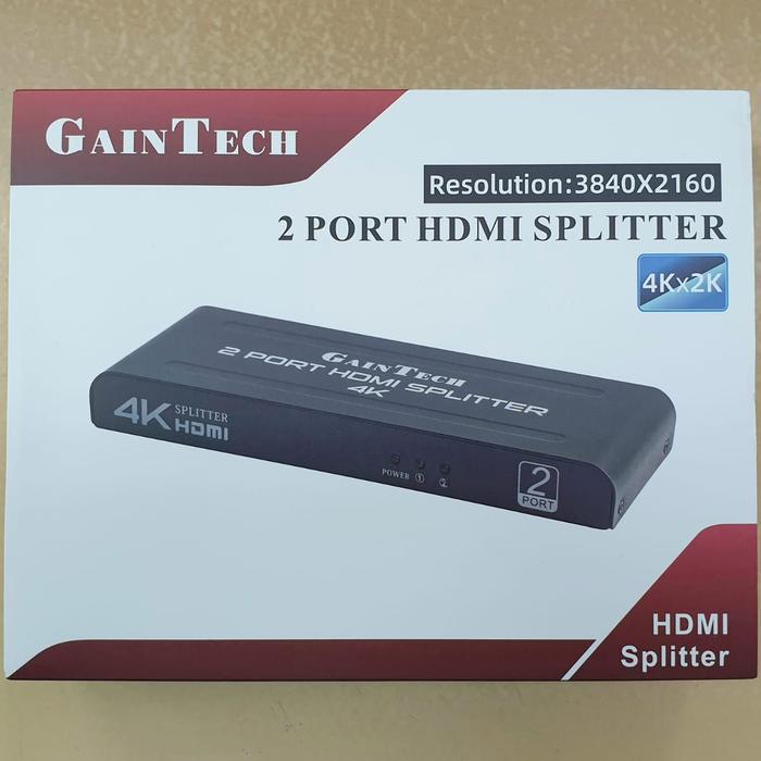 HDMI Splitter 2 Port Gaintech RESTOCK