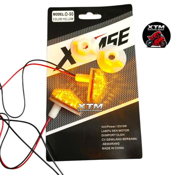 Sein Tempel Oval Mini Lampu Motor Cbr R15 & R25 Gsx 150R Ninja Mxking - Xtm Terbatas