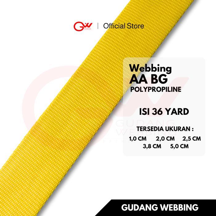 * Webbing Tebal 2,5 cm - AA BG 2,5 cm - ECERAN