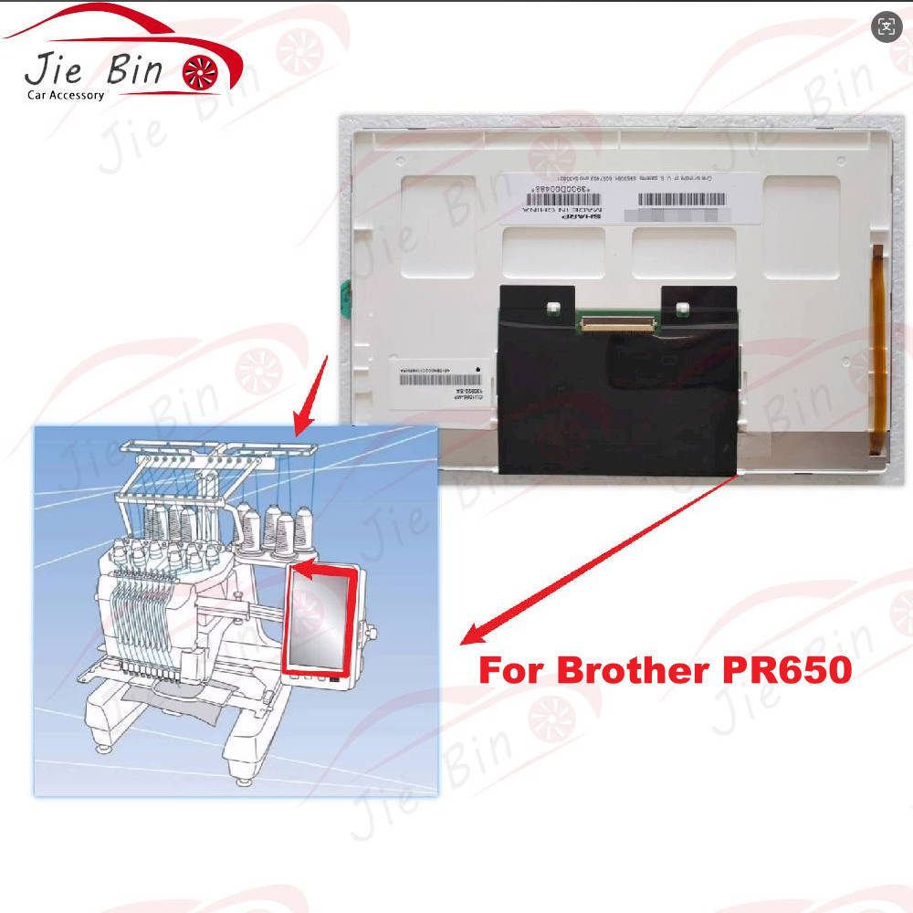 Original 8.5" inch Display For Brother PR1000E PR50 PR655 XF0077101 PR1050x PR670e LCD Screen