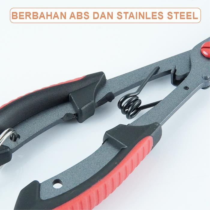 Daiwa - Tang Pancing Premium Stainless Steel Varian 2 Ukuran Lengkap Carabiner & Tas Pjlyj710B4