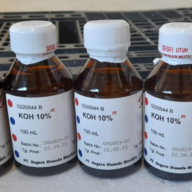 JTTOP" LARUTAN KOH 10% 100ML INDO REAGENT