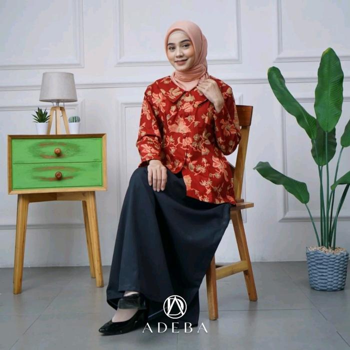 SERAGAM BATIK DHARMA WANITA TERBARU LAPIS FURING BAHAN KATUN JAHITAN RAPI Baju Dharma Wanita