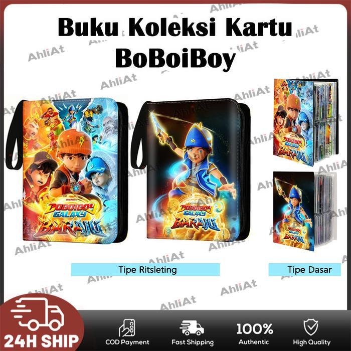 432pcs-BoBoiBoy1 Sudah siapAlbum Kartu BoBoiBoy Galaxy - Buku Penyimpanan/Holder untuk 240 400