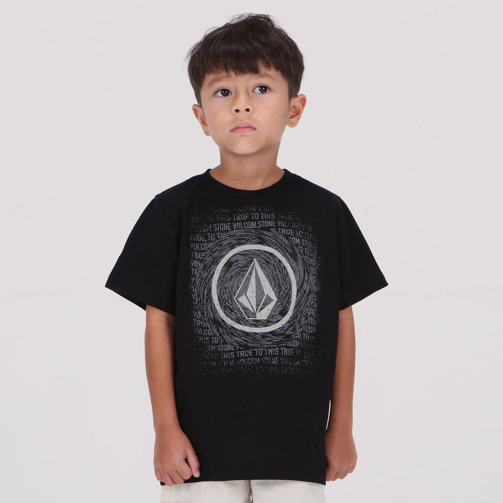 VOLCOM - KRG FULL CIRCLE SHORT SLEEVE TEE BLACK