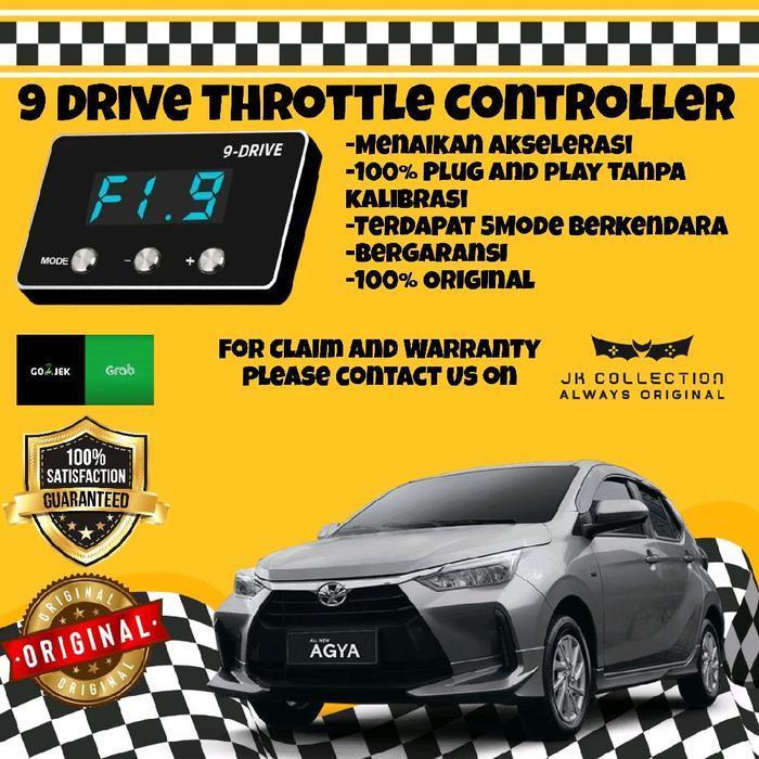 9 Drive Throttle Controller Toyota Agya 1.2 9Drive Piggyback Remap Ecu