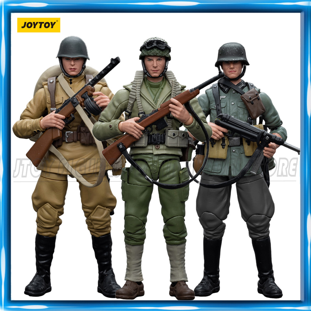 [] JOYTOY 1/18 Action Figure WWII Army Military Anime figures Toys Model