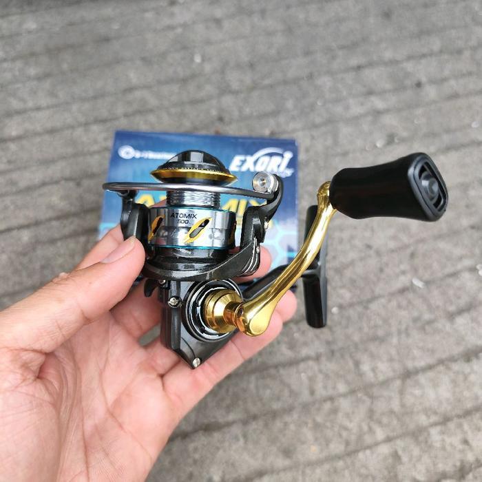 Reel mini exori atomix 500 power handle terbaru