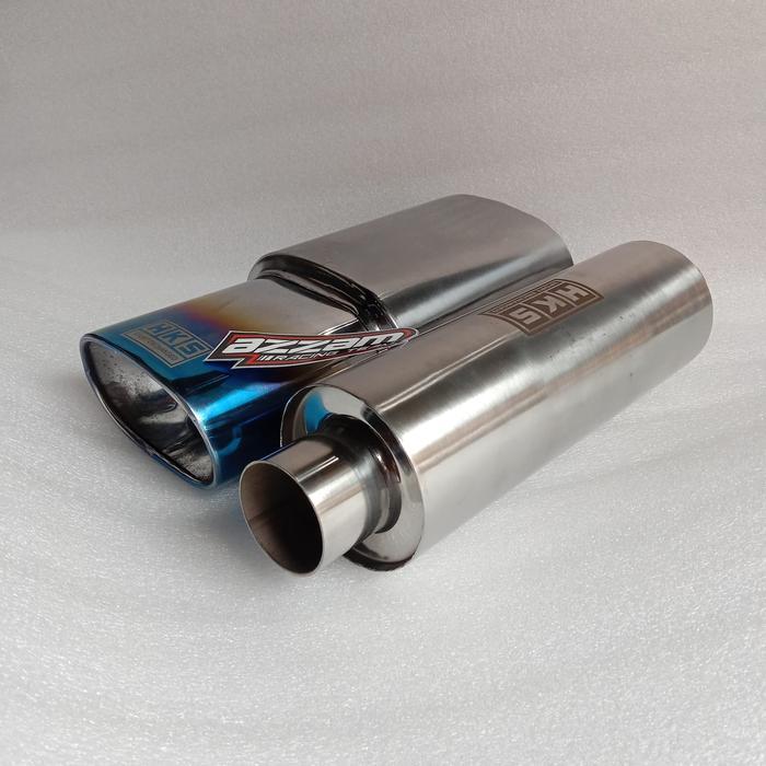 Knalpot Racing Mobil Bensin Pick Up Grandmax L300 Futura Brio Dll Suara Bass Adem Ujung Kotak Oval