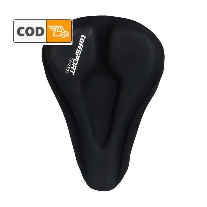 Sadel Sepeda Gel Silicone Jok Cushion Lipat MTB Lebar Empuk Awet Dudukan Olahraga Bersepeda