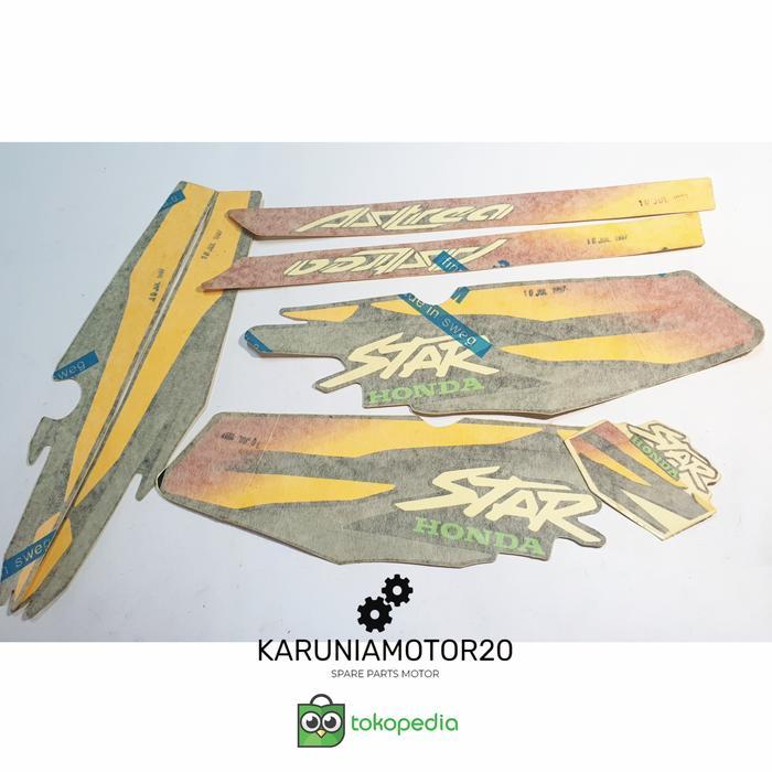 Ready Striping/Strip/Sticker Astrea Star Tahun 1996 Original Lostpack