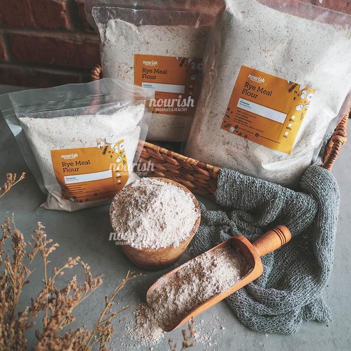 Rye Flour / Tepung Gandum Hitam Utuh 1Kg