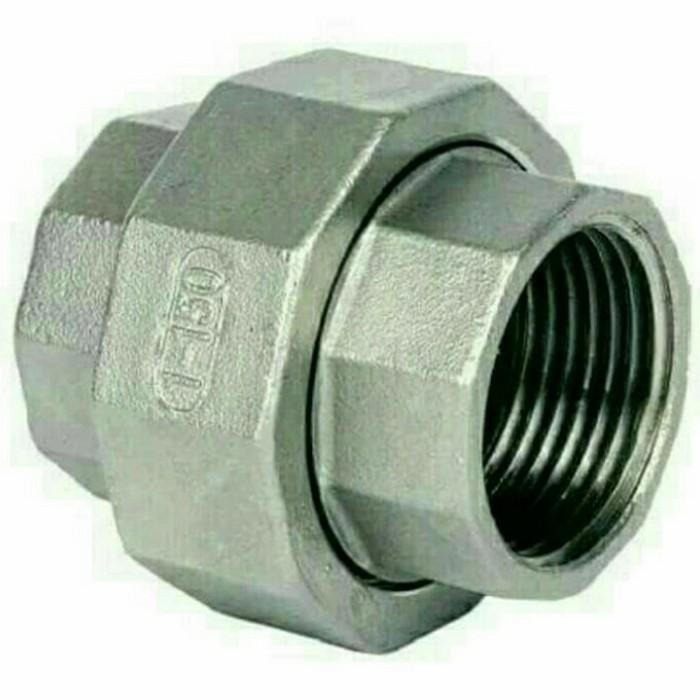 Ready Water mur 2,5 inch stainless / Union Drat 2,5 inch SS 304