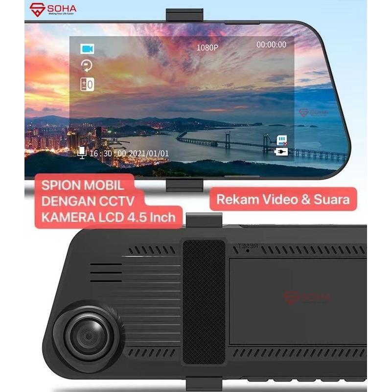 Ready AM-30 DVR Kamera Mobil Spion CCTV Mobil DVR Dasbor Cam di Spion FHD