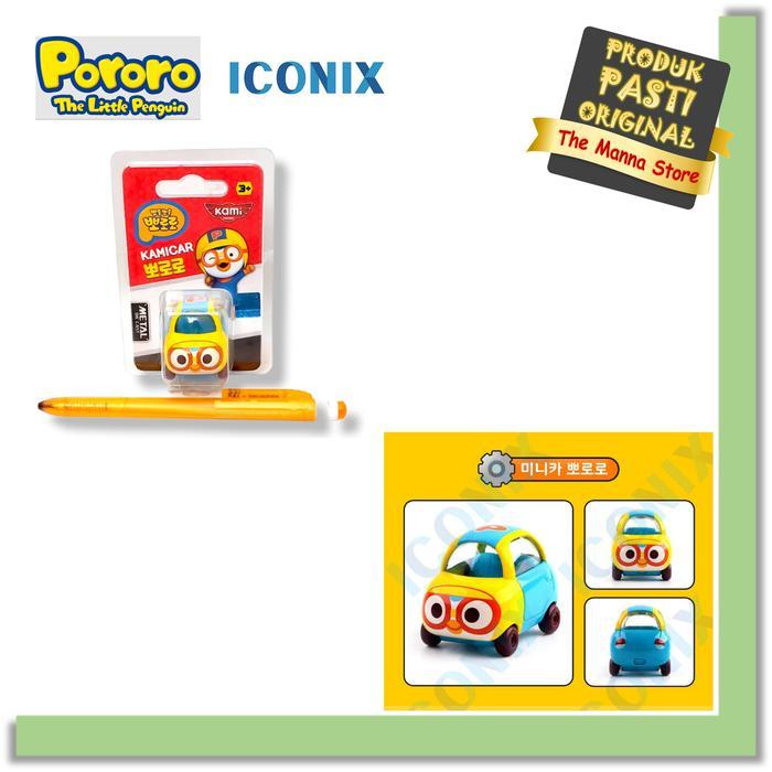 Ready Iconix Pororo the Little Penguin Kamicar Pororo Korean Toys Diecast