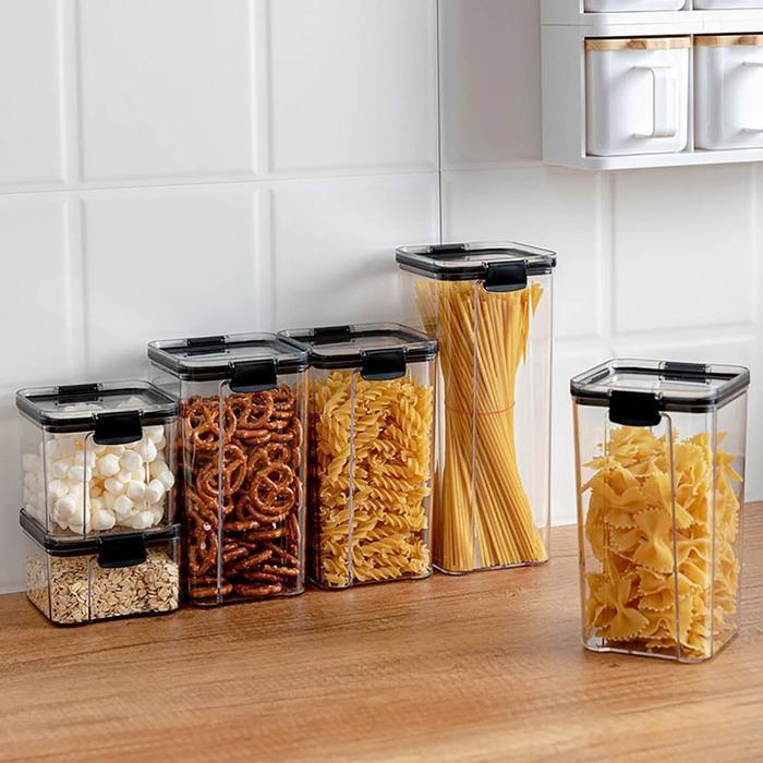 Toples Plastik Kedap Udara Tempat Makanan Kue Kopi Bumbu Food Coffee Storage Container