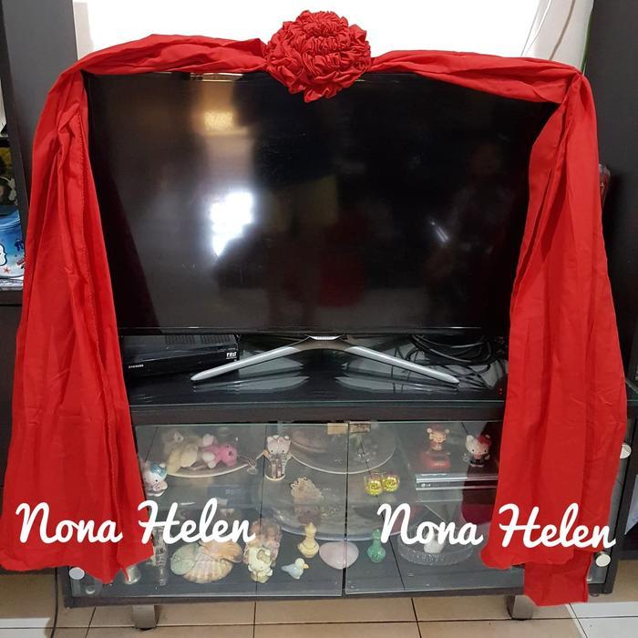 Kain Merah Pintu Wedding/ Kain Merah Sangjit / Kain Merah Dekorasi