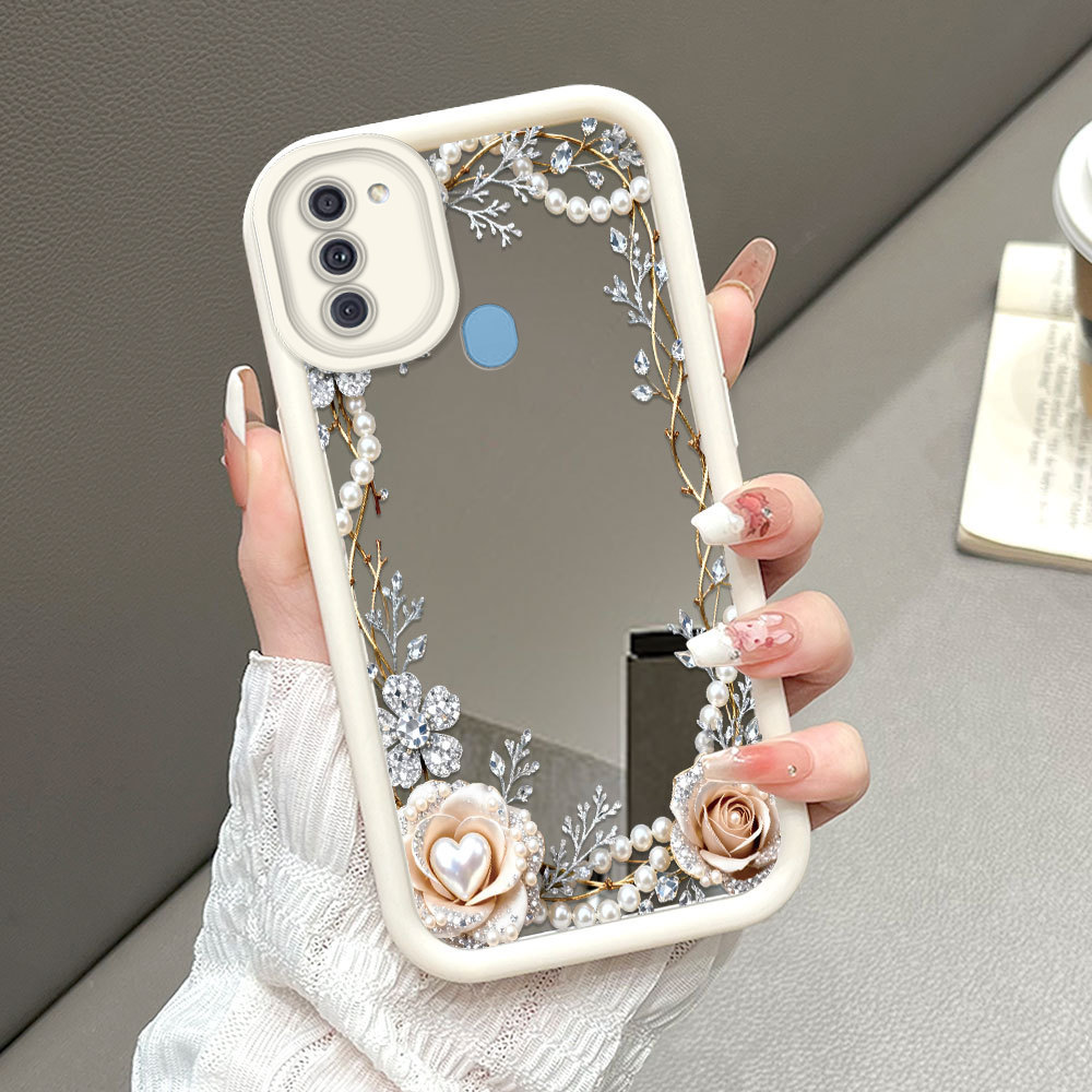 Casing Hp Untuk Compitable With Samsung Galaxy A11 M11 Phone Case Cesing Soft Cover Diamond Flower 1