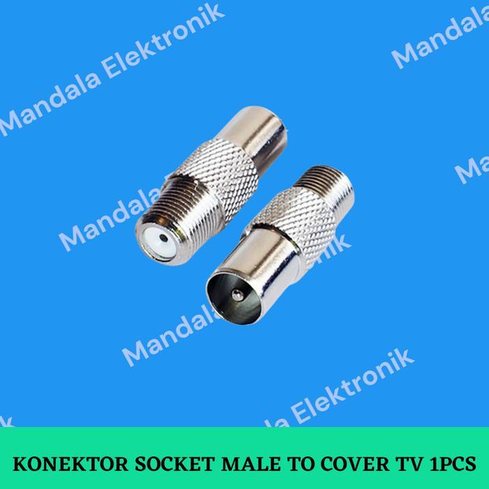 Konektor Soket F to Jack TV