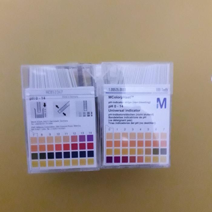 MERCK. PH PAPER UNIVERSAL. KERTAS PH. PH INDICATOR. 0-14. CAT.109535