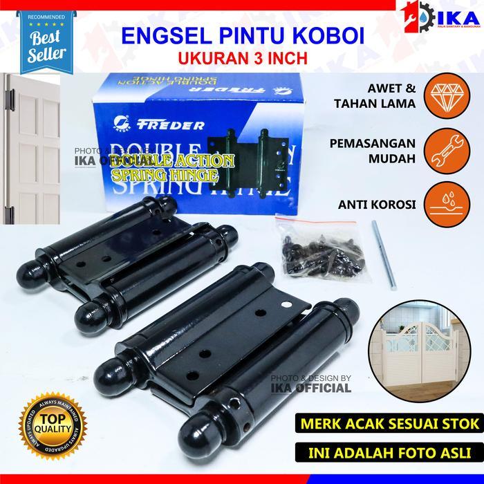 engsel koboi koboy engsel pintu dua arah perveer 3'' inch unik murah