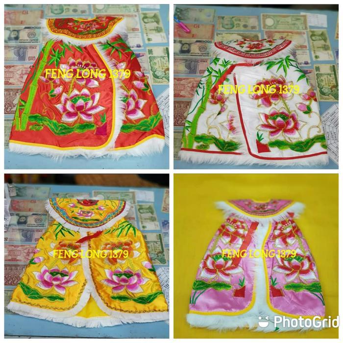 Jubah Rupang Baju Rupang Bulu Teratai Naga Uk 10 Inchi