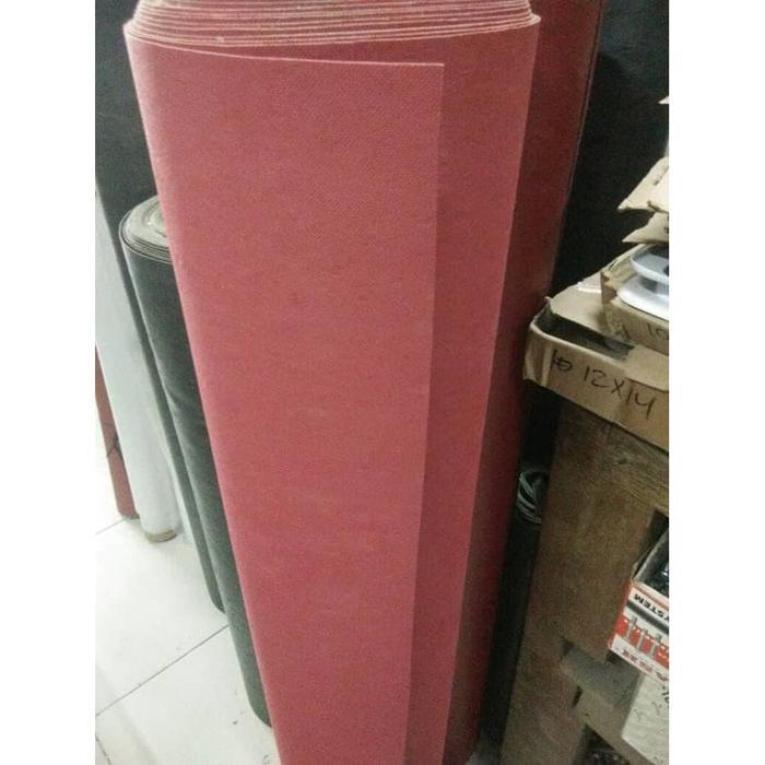N3W Karpet Talang Genteng Merah Hitam Meteran (Lebar 90 cm) / Karpet Talang Permeter
