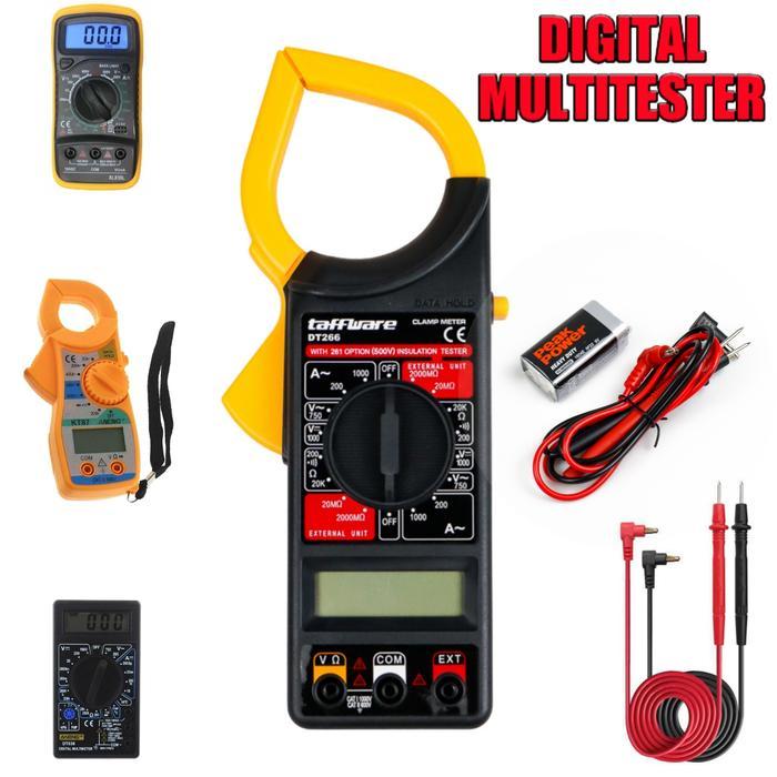 Clamp Tang Ampere Meter Digital Kabel Avometer Multimeter Ac Dc Amper