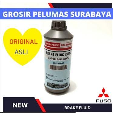 Original Brake Fluid Minyak Rem Mitsubishi Tiga Berlian Dot 3 1 Liter