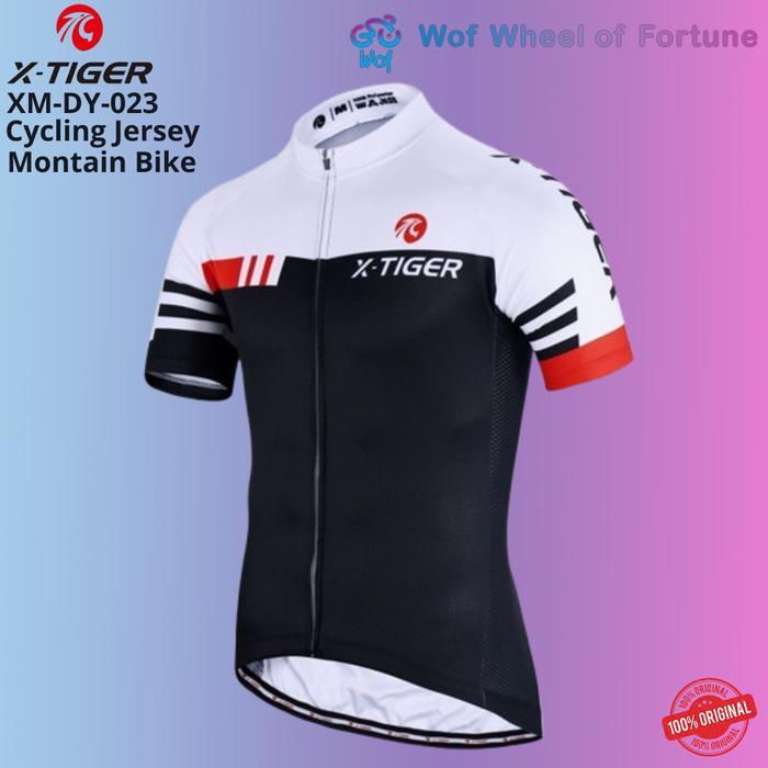 X-TIGER XM-DY-023 JERSEY SEPEDA PRIA LENGAN PENDEK OLAHRAGA MTB ROAD BIKE SUMMER SHORT SLEEVE PRO