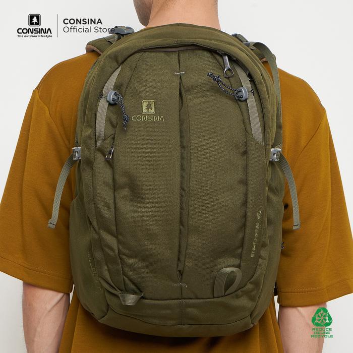 Consina - CONSINA ENREKANG RANSEL TAS LAPTOP 15 iNCH BACKPACK TRAVEL 28L OFFICE SEKOLAH KAMPUS