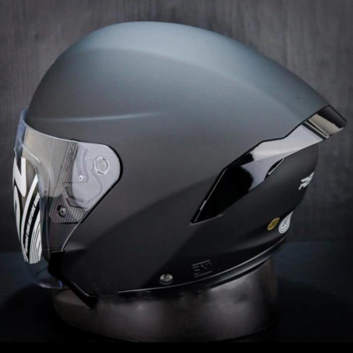 Rsv Helm New Windtail Solid Black DoffHelm Rsv New Windtail