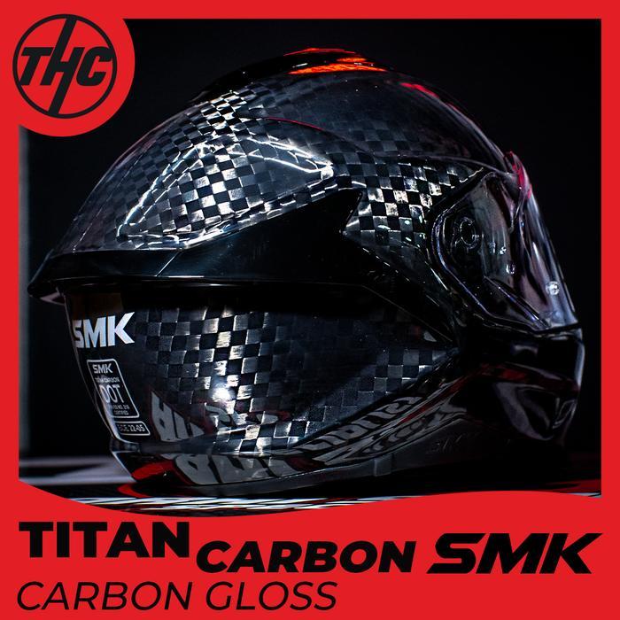 Smk Titan Carbon Gloss Full Face Helmet