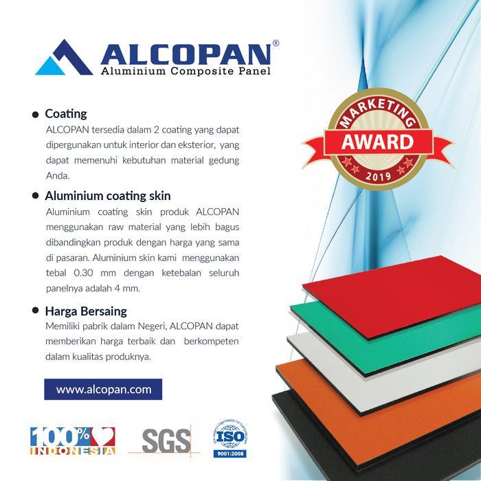 Acp Alcopan 4mm PVDF Outdoor 1220 x 2440mm