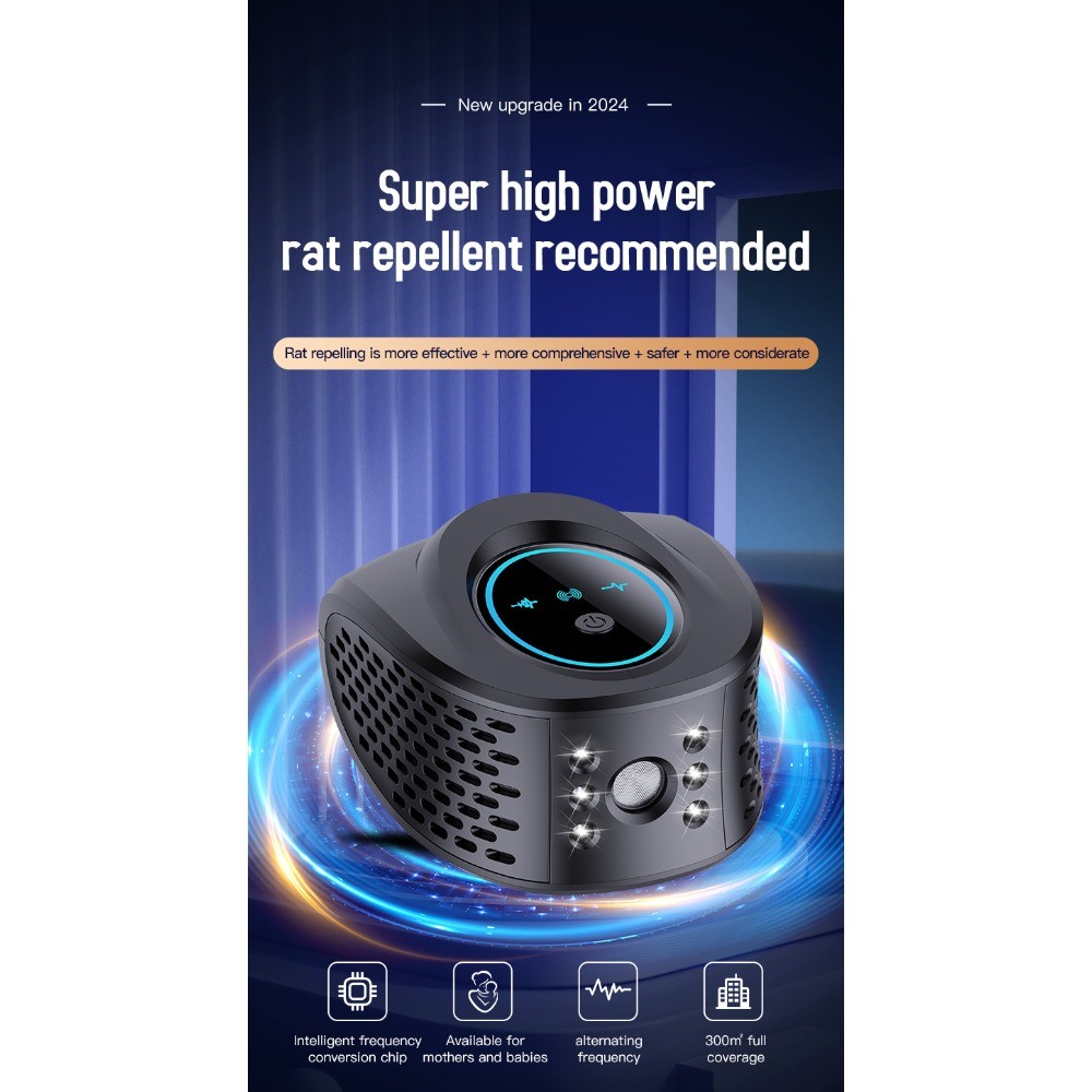 New Four in One Ultrasonic Mosquito Repellent, Rodent Repellent, Pest Repellent, Mouse Buster