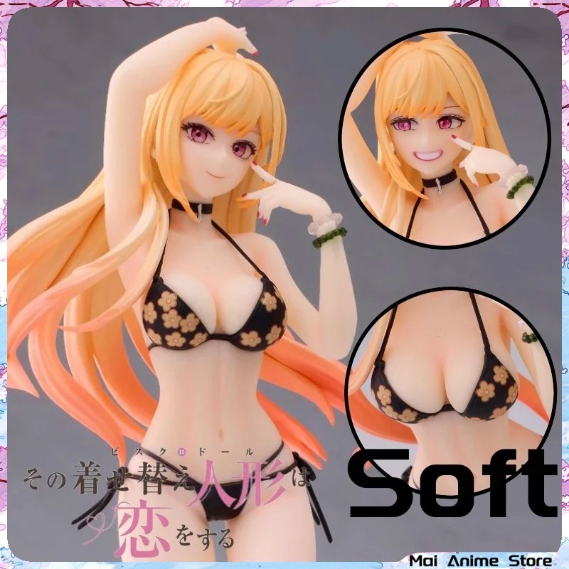 PROMO HARI INI  24cm Kitagawa Marin Figure Anime My-Dress-Up-Darling Soft Hentai Sexy Aciton Figurin