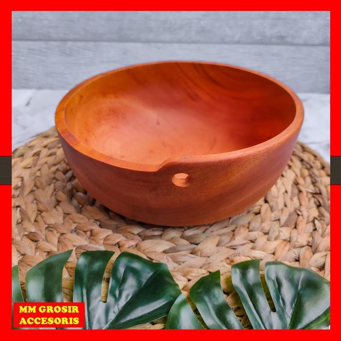 Mangkok Sumpit Kayu Mahoni / Mangkok Kayu